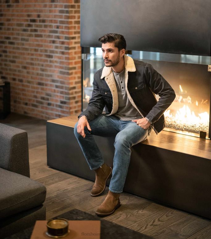 Florsheim Mænd norwalk almindelig tå-side lynlåsstøvle NF0RV60 fodtøj mokka