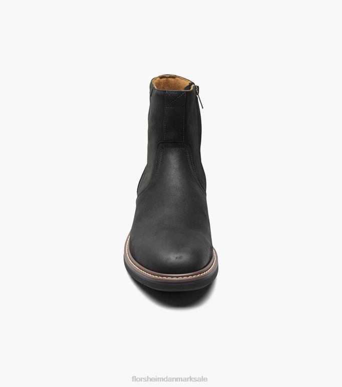 Florsheim Mænd norwalk almindelig tå-side lynlåsstøvle NF0RV61 fodtøj sort ch