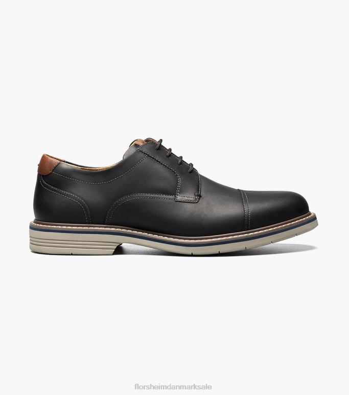 Florsheim Mænd norwalk cap toe oxford NF0RV87 fodtøj sort ch