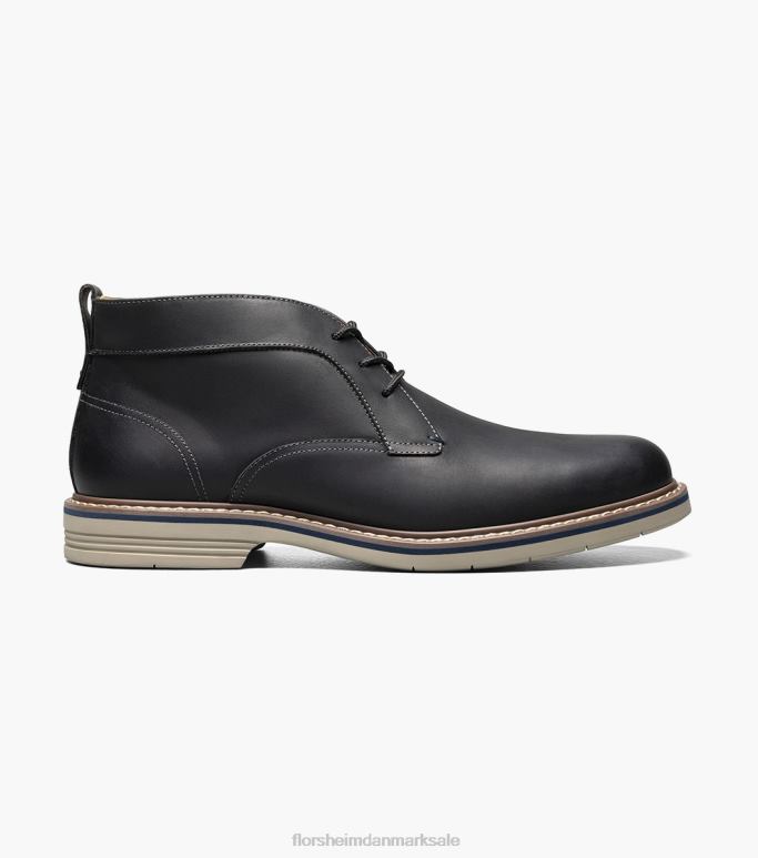 Florsheim Mænd norwalk chukka støvle med almindelig tå NF0RV75 fodtøj sort ch