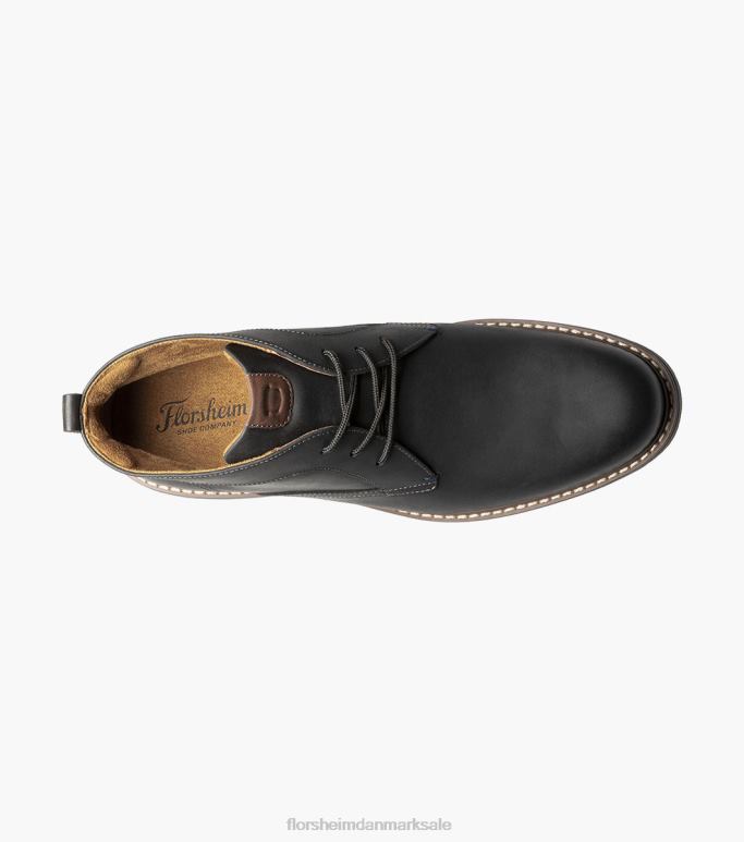Florsheim Mænd norwalk chukka støvle med almindelig tå NF0RV75 fodtøj sort ch