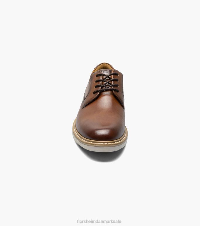 Florsheim Mænd norwalk plain toe oxford NF0RV81 fodtøj cognac multi