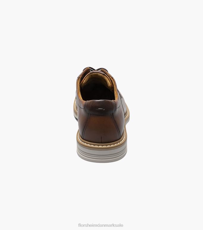 Florsheim Mænd norwalk plain toe oxford NF0RV81 fodtøj cognac multi
