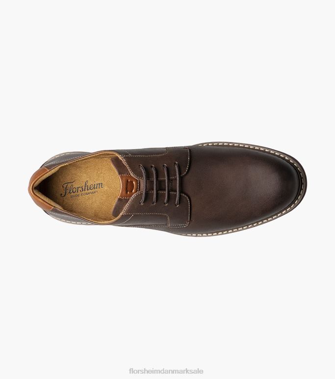Florsheim Mænd norwalk plain toe oxford NF0RV82 fodtøj brun lm