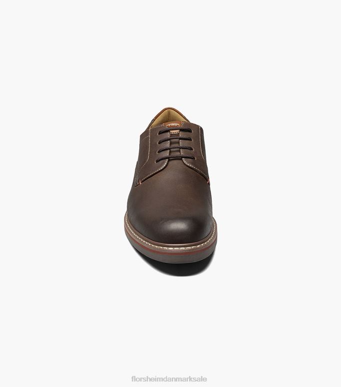Florsheim Mænd norwalk plain toe oxford NF0RV82 fodtøj brun lm