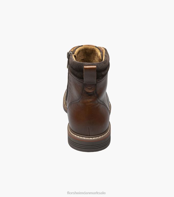 Florsheim Mænd norwalk støvle med almindelig tå med snøre NF0RV80 fodtøj cognac væltede