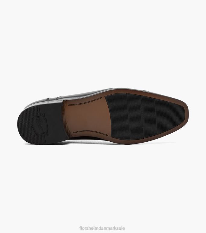 Florsheim Mænd postino 1 cap toe balmoral oxford NF0RV114 fodtøj sort glat