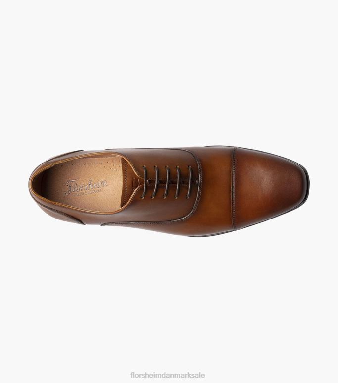 Florsheim Mænd postino 1 cap toe balmoral oxford NF0RV115 fodtøj cognac glat