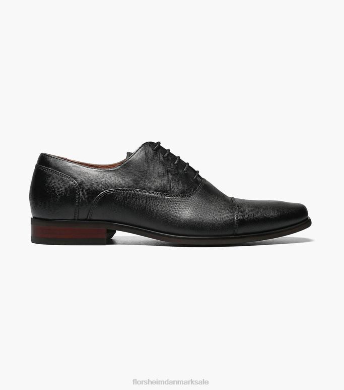 Florsheim Mænd postino 1 cap toe balmoral oxford NF0RV116 fodtøj sort