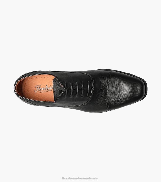 Florsheim Mænd postino 1 cap toe balmoral oxford NF0RV116 fodtøj sort