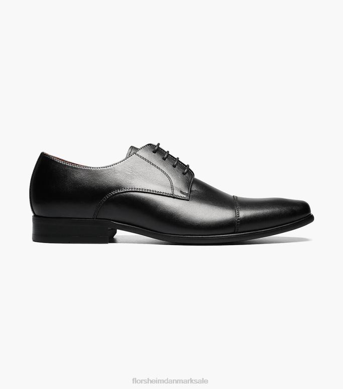 Florsheim Mænd postino 1 cap toe oxford NF0RV121 fodtøj sort glat