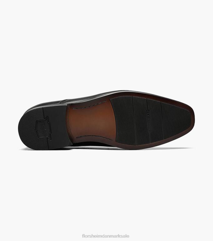 Florsheim Mænd postino 1 cap toe oxford NF0RV121 fodtøj sort glat