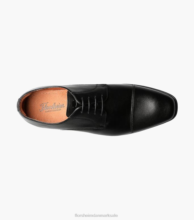 Florsheim Mænd postino 1 cap toe oxford NF0RV121 fodtøj sort glat