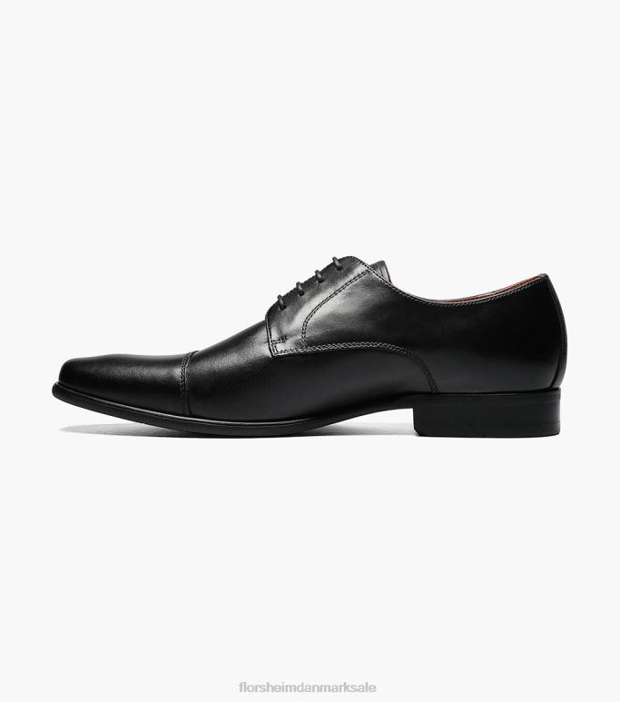 Florsheim Mænd postino 1 cap toe oxford NF0RV121 fodtøj sort glat