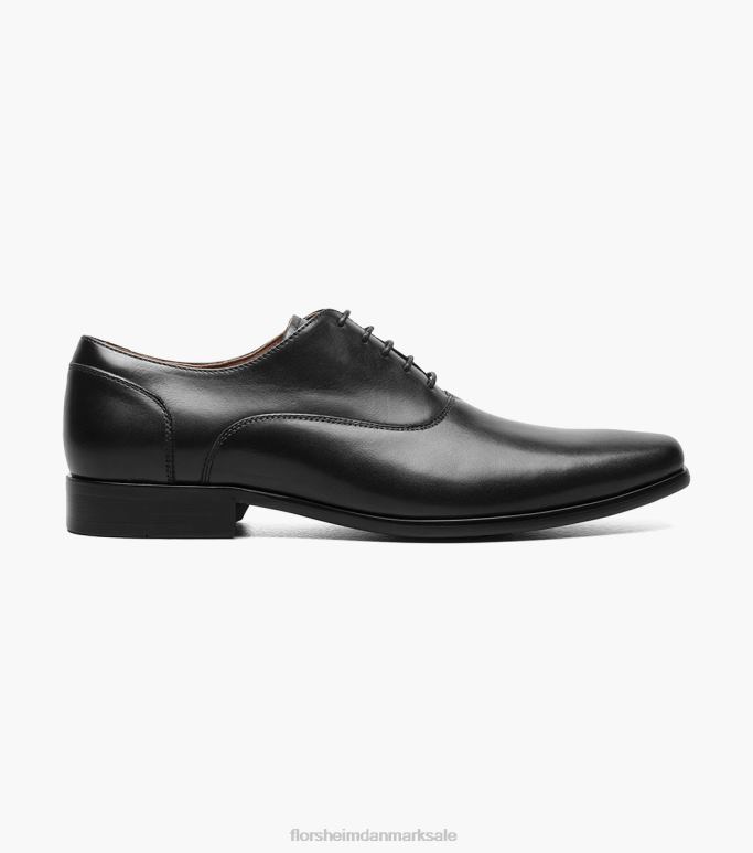 Florsheim Mænd postino 2 almindelig tå balmoral oxford NF0RV126 fodtøj sort glat