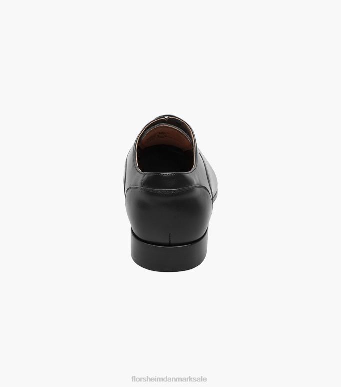 Florsheim Mænd postino 2 almindelig tå balmoral oxford NF0RV126 fodtøj sort glat