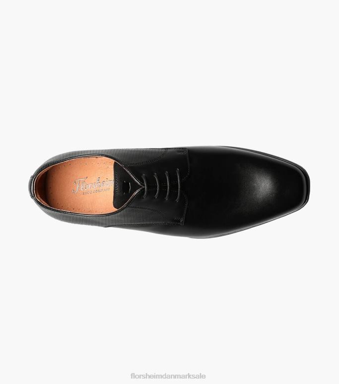 Florsheim Mænd postino 2 almindelig tå oxford NF0RV128 fodtøj sort