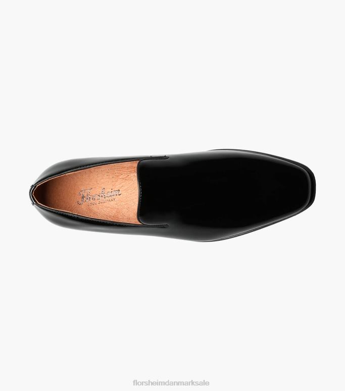Florsheim Mænd postino 2 almindelig tå slip på NF0RV196 fodtøj sort patent
