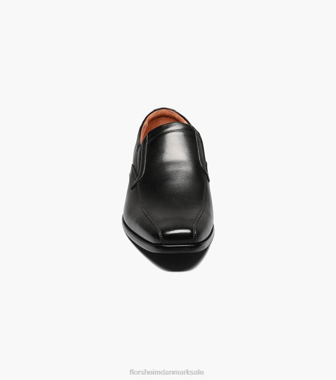 Florsheim Mænd postino 2 cykel tå slip på NF0RV195 fodtøj sort glat