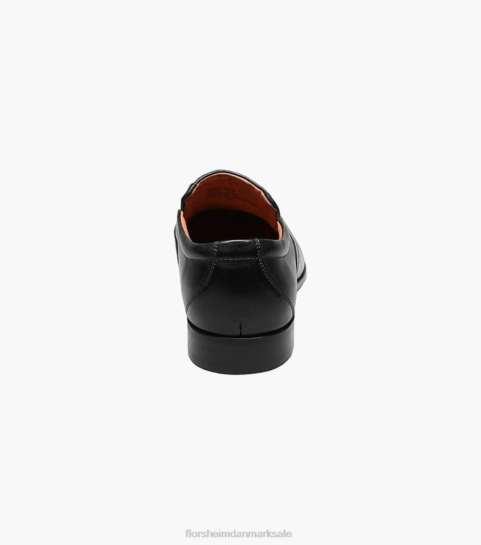 Florsheim Mænd postino 2 cykel tå slip på NF0RV195 fodtøj sort glat