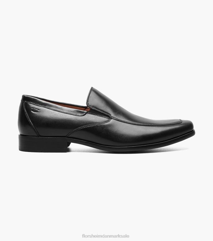 Florsheim Mænd postino 2 moc toe venetiansk slip på NF0RV122 fodtøj sort glat