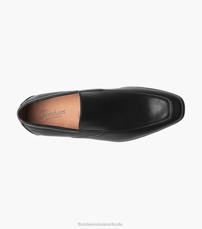 Florsheim Mænd postino 2 moc toe venetiansk slip på NF0RV122 fodtøj sort glat