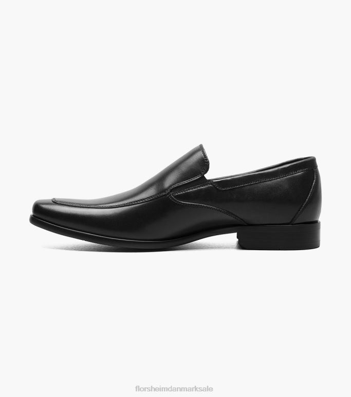 Florsheim Mænd postino 2 moc toe venetiansk slip på NF0RV122 fodtøj sort glat