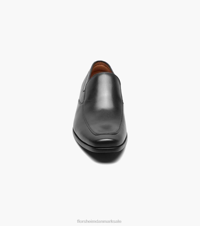 Florsheim Mænd postino 2 moc toe venetiansk slip på NF0RV122 fodtøj sort glat