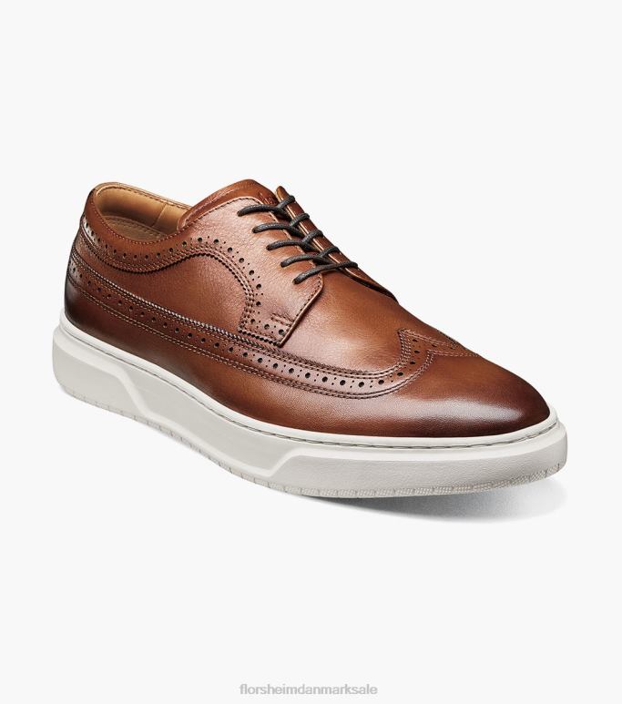 Florsheim Mænd premier sneaker med sneaker med vingespids NF0RV107 fodtøj cognac
