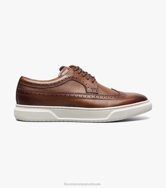 Florsheim Mænd premier sneaker med sneaker med vingespids NF0RV107 fodtøj cognac