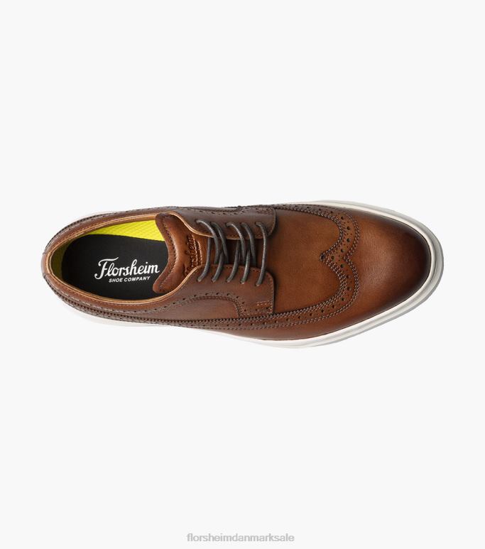 Florsheim Mænd premier sneaker med sneaker med vingespids NF0RV107 fodtøj cognac