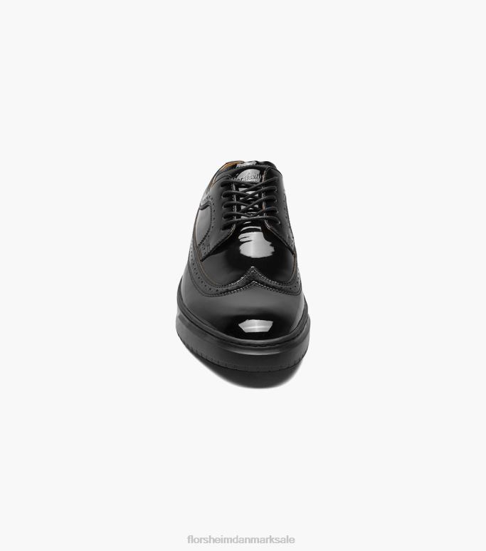 Florsheim Mænd premier sneaker med sneaker med vingespids NF0RV108 fodtøj sort patent