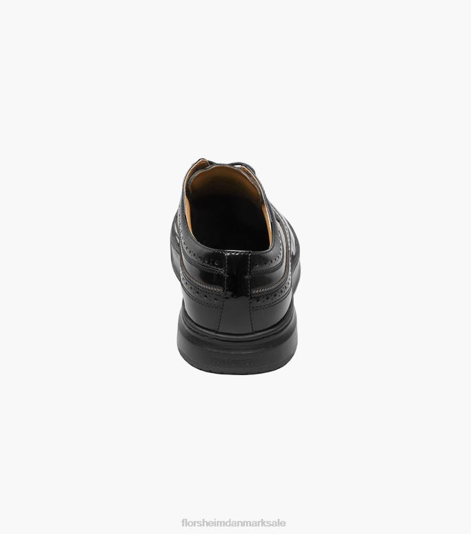 Florsheim Mænd premier sneaker med sneaker med vingespids NF0RV108 fodtøj sort patent