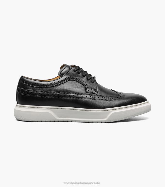 Florsheim Mænd premier sneaker med sneaker med vingespids NF0RV109 fodtøj sort