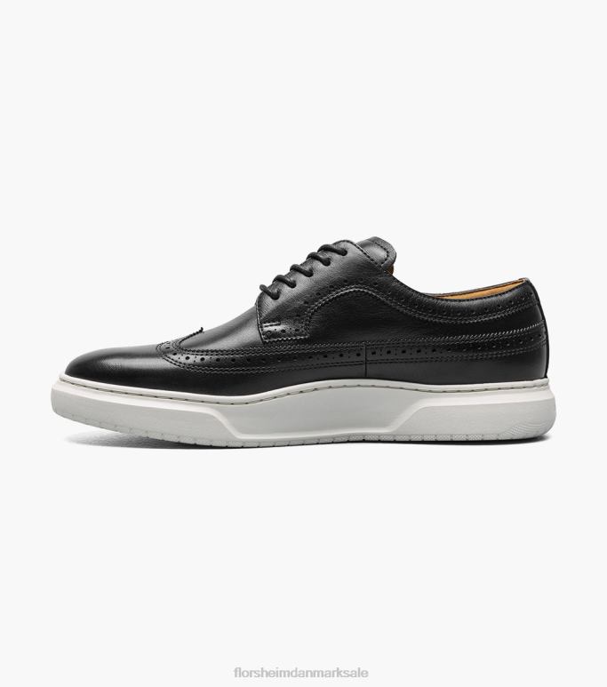 Florsheim Mænd premier sneaker med sneaker med vingespids NF0RV109 fodtøj sort