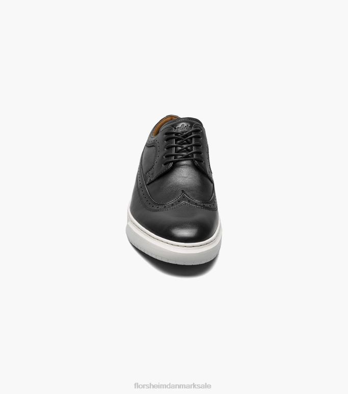 Florsheim Mænd premier sneaker med sneaker med vingespids NF0RV109 fodtøj sort
