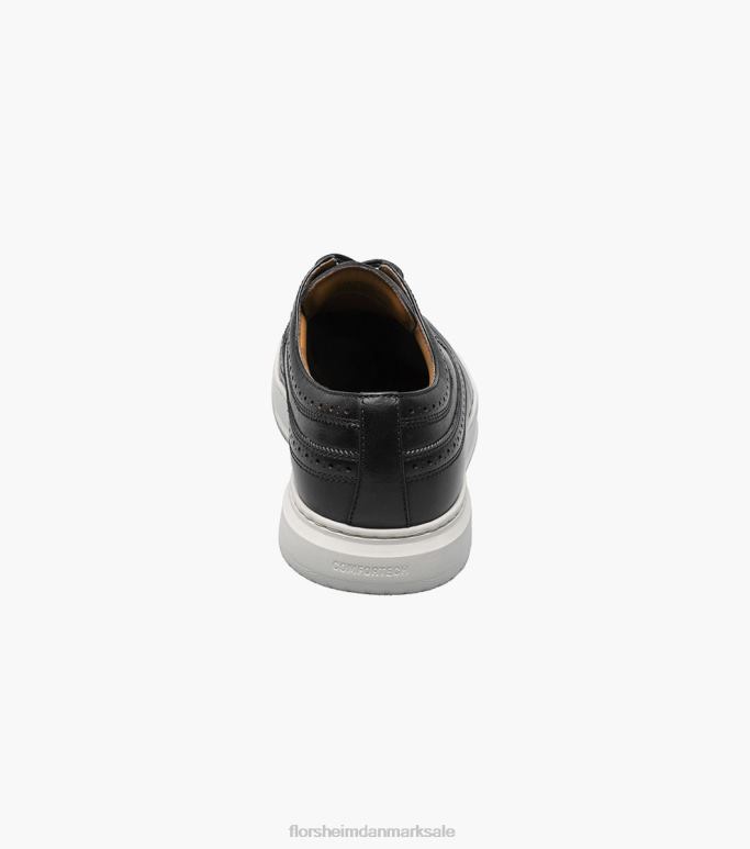 Florsheim Mænd premier sneaker med sneaker med vingespids NF0RV109 fodtøj sort