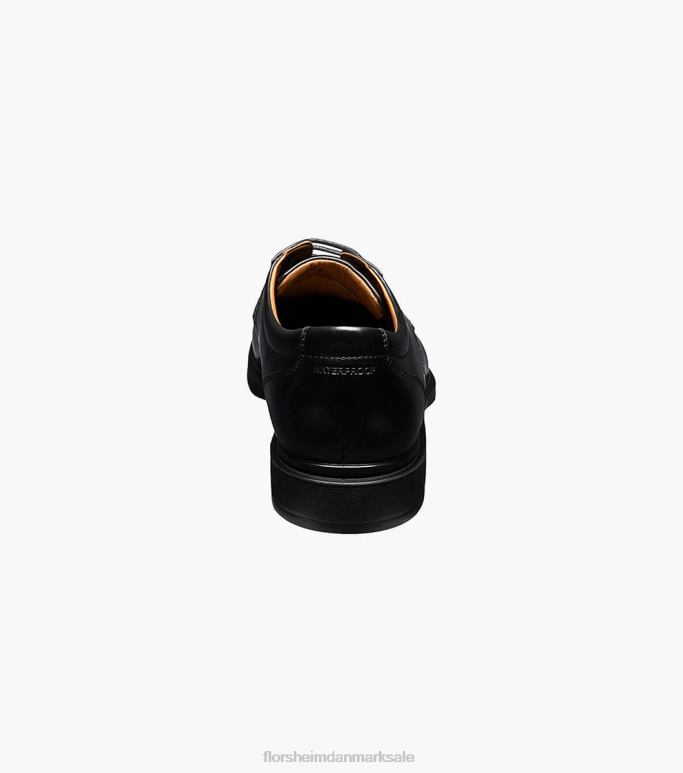 Florsheim Mænd prognose vandtæt almindelig tå oxford NF0RV193 fodtøj sort