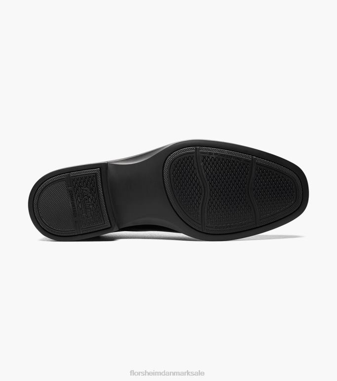 Florsheim Mænd prognose vandtæt almindelig tå slip på NF0RV191 fodtøj sort