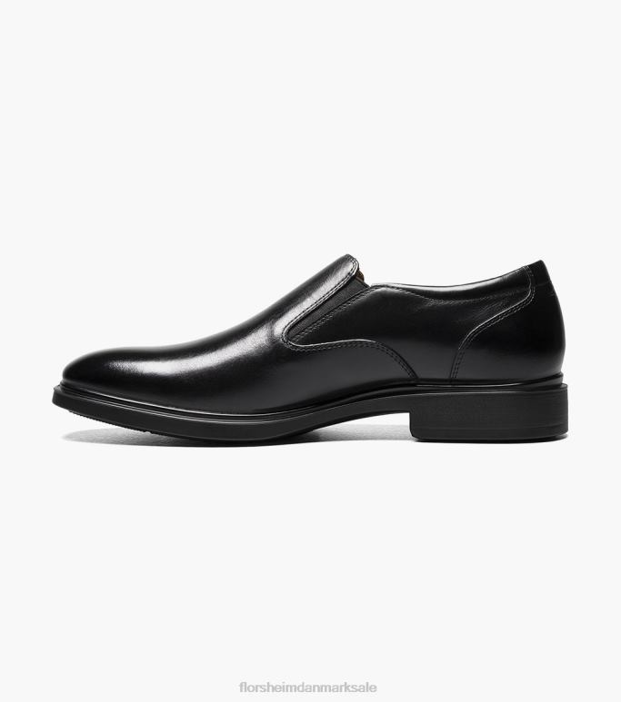 Florsheim Mænd prognose vandtæt almindelig tå slip på NF0RV191 fodtøj sort