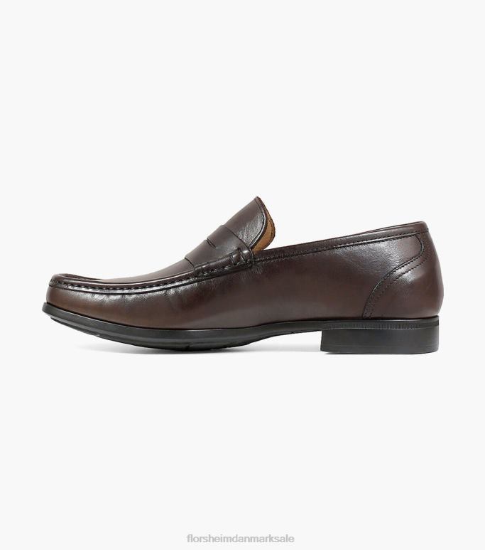Florsheim Mænd puente moc toe penny loafer NF0RV276 fodtøj Brun