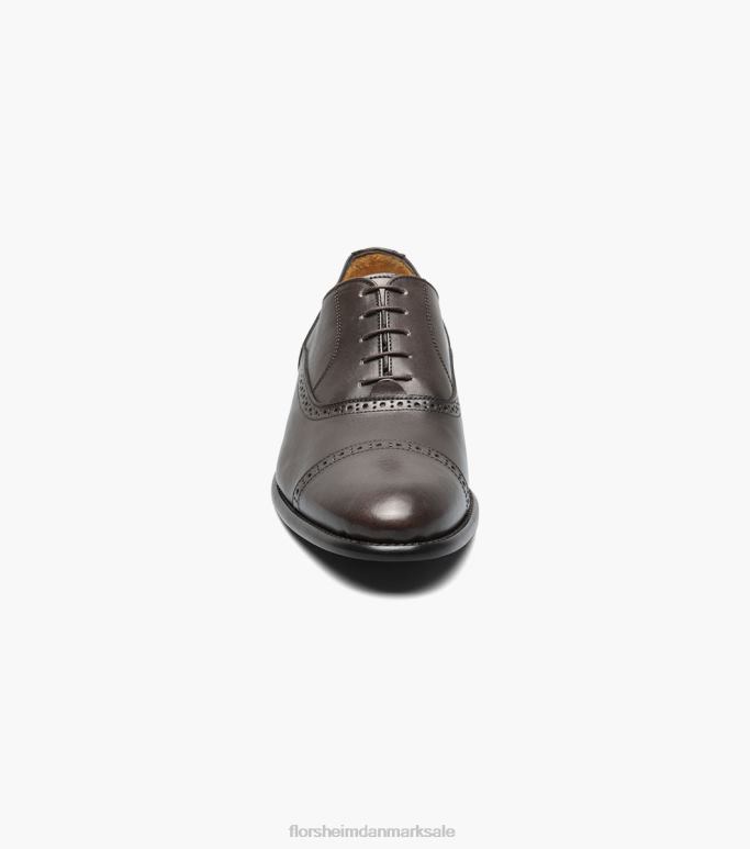 Florsheim Mænd ravel cap toe oxford NF0RV63 fodtøj mørkebrun