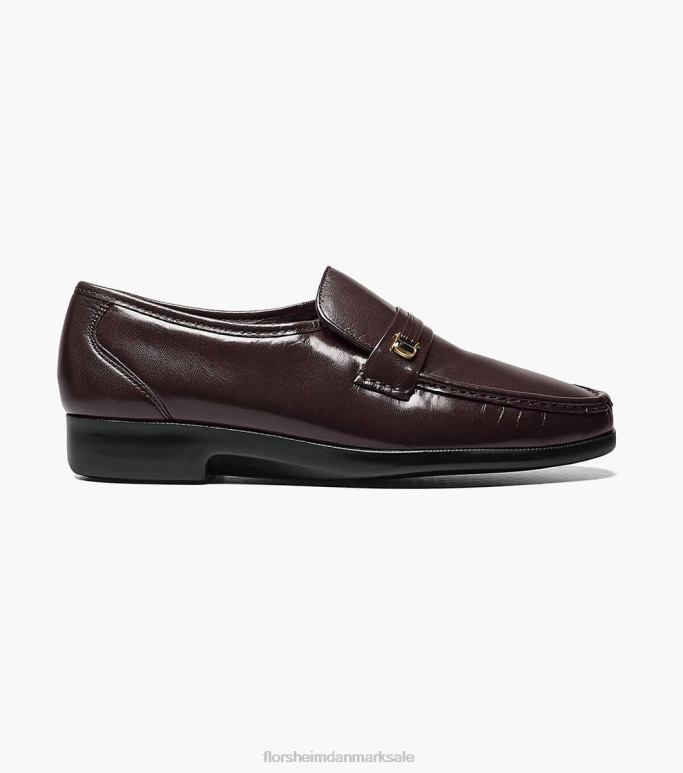 Florsheim Mænd riva moc toe bit loafer NF0RV133 fodtøj bordeaux