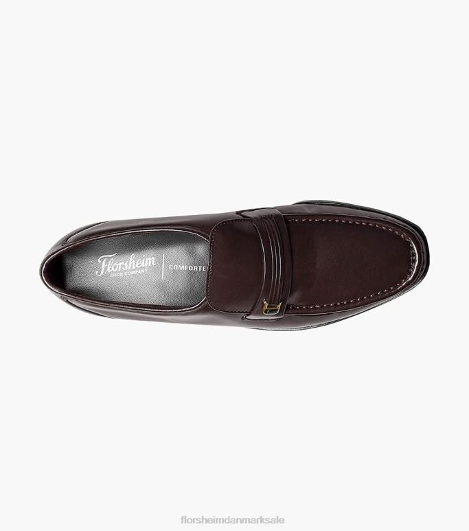 Florsheim Mænd riva moc toe bit loafer NF0RV133 fodtøj bordeaux