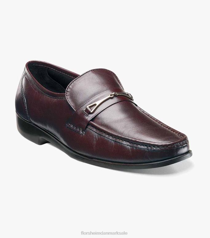 Florsheim Mænd rovito moc toe bit loafer NF0RV256 fodtøj bordeaux