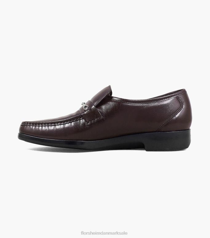 Florsheim Mænd rovito moc toe bit loafer NF0RV256 fodtøj bordeaux
