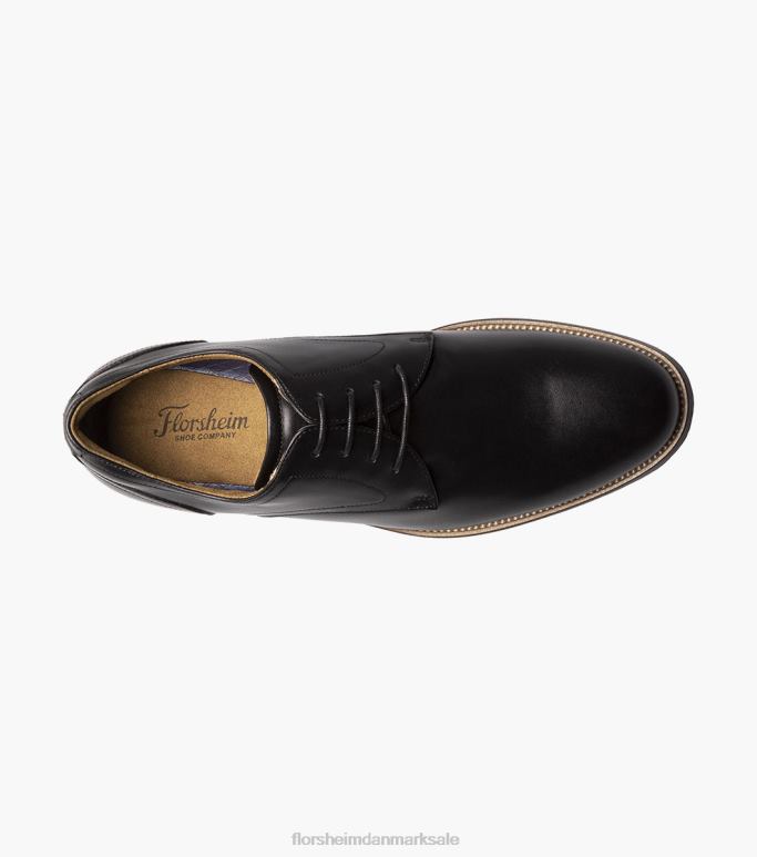 Florsheim Mænd rucci almindelig tå oxford NF0RV55 fodtøj sort