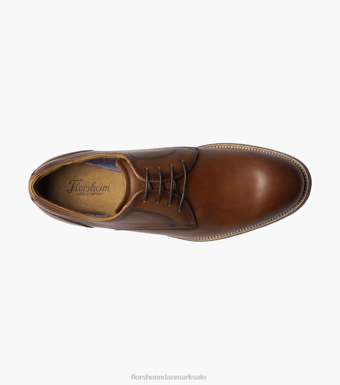 Florsheim Mænd rucci almindelig tå oxford NF0RV56 fodtøj cognac
