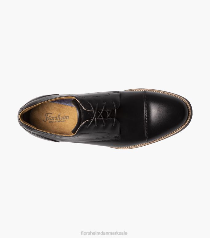 Florsheim Mænd rucci cap toe oxford NF0RV54 fodtøj sort