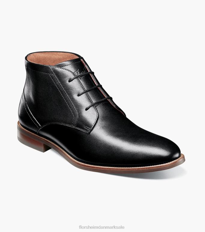Florsheim Mænd rucci chukka støvle med almindelig tå NF0RV57 fodtøj sort